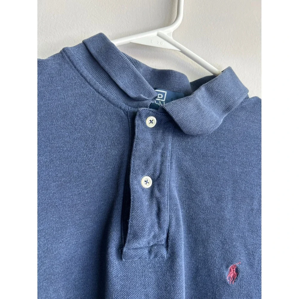 Polo Ralph Lauren Blue Polo Shirt Mens Large